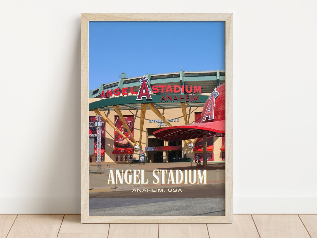 Angel Stadium Baseball Wall Art