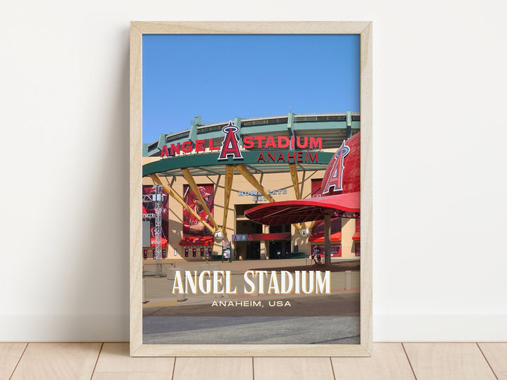 Angel Stadium Baseball Wall Art