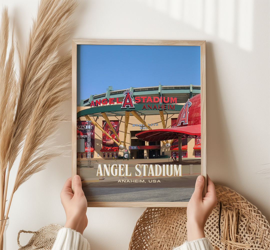 Angel Stadium Baseball Wall Art