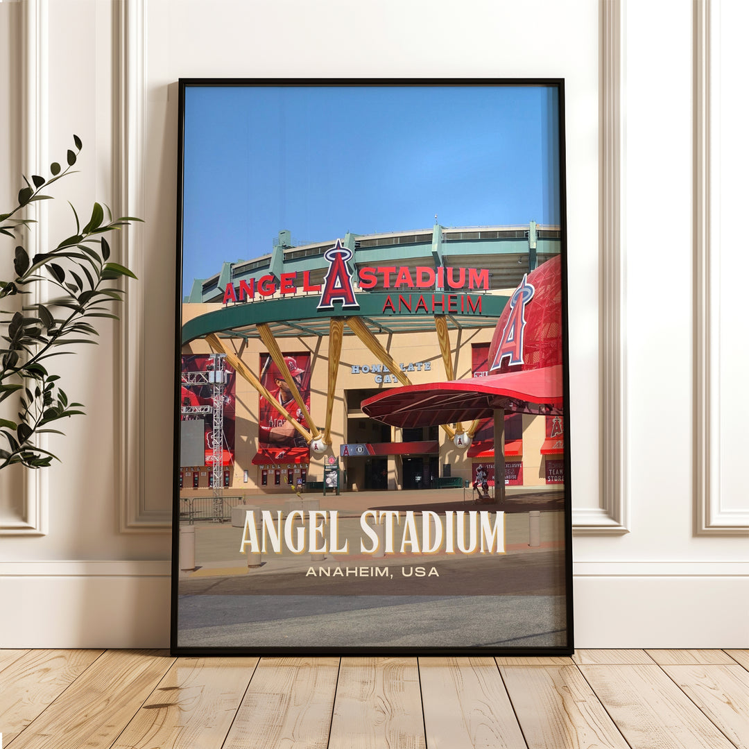 Angel Stadium Baseball Wall Art