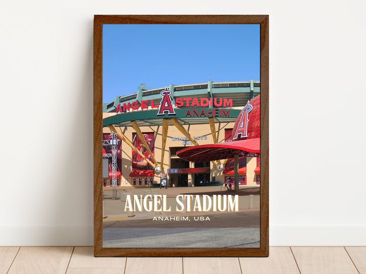 Angel Stadium Baseball Wall Art