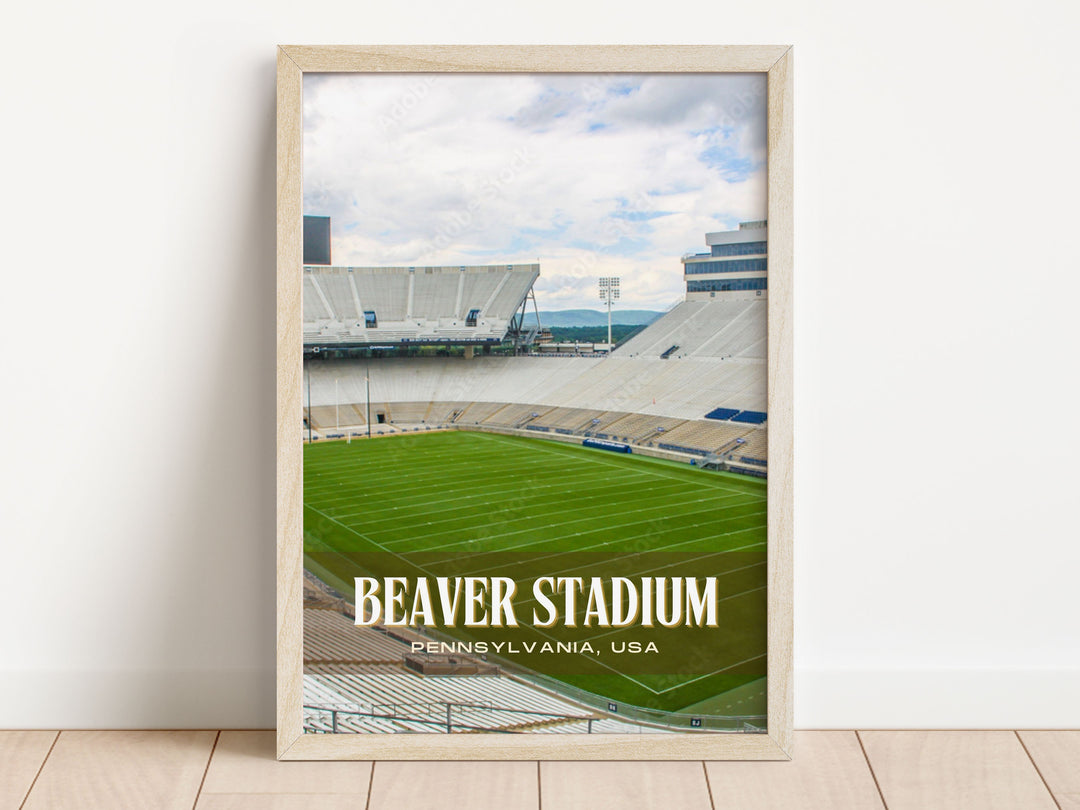 Beaver Stadium Football Wall Art