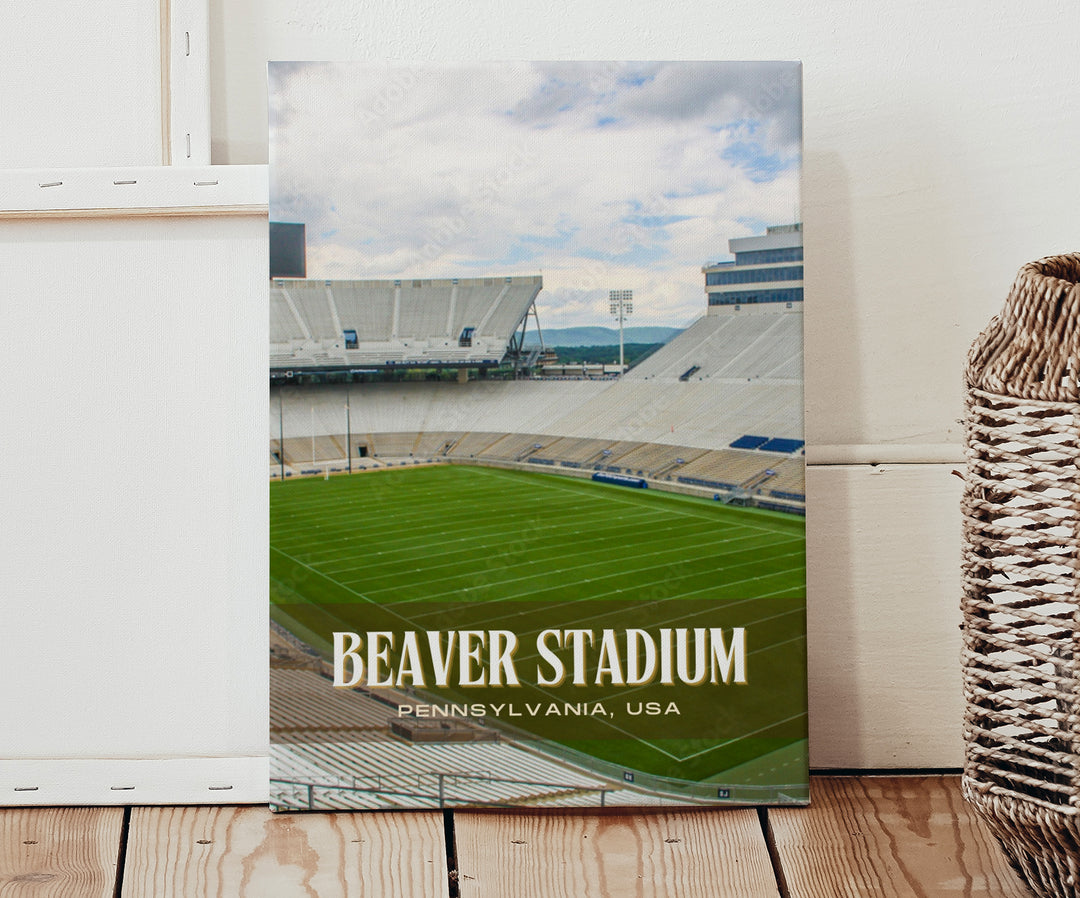 Beaver Stadium Football Wall Art