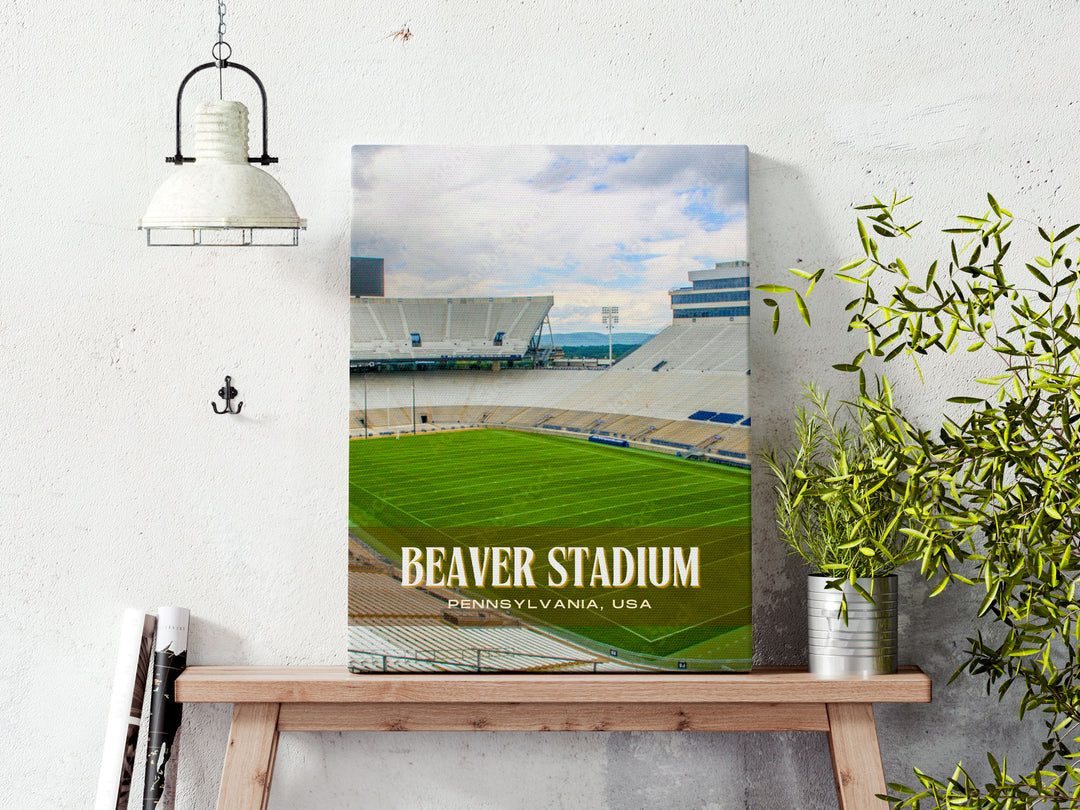 Beaver Stadium Football Wall Art