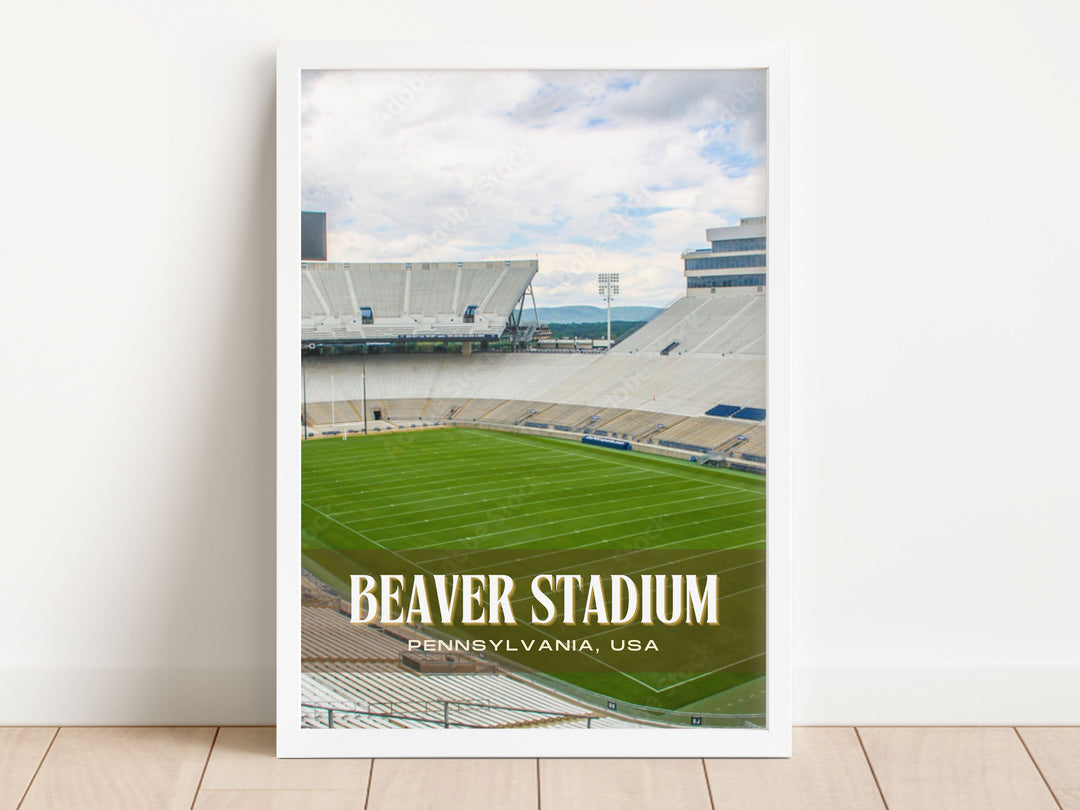 Beaver Stadium Football Wall Art