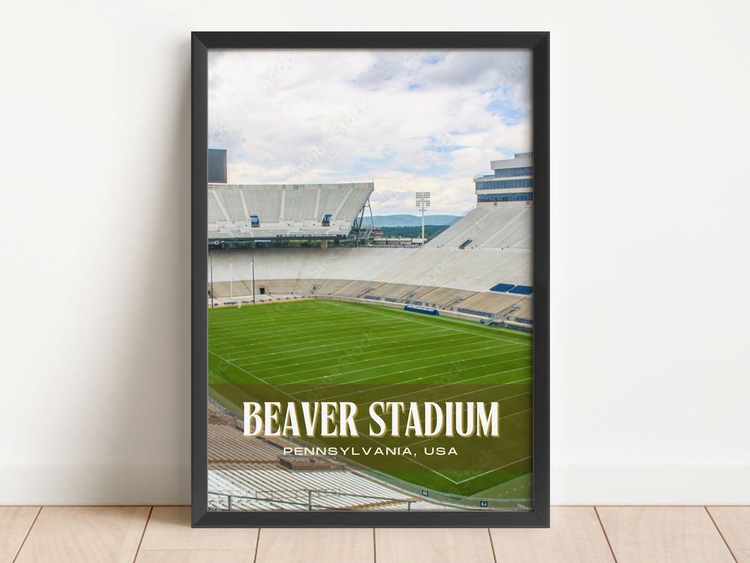 Beaver Stadium Football Wall Art