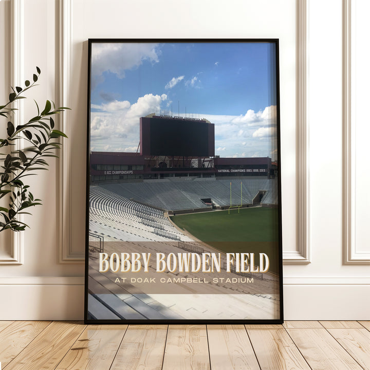 Doak Campbell Stadium Football Wall Art