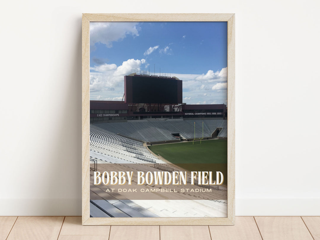 Doak Campbell Stadium Football Wall Art