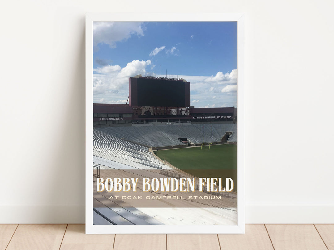 Doak Campbell Stadium Football Wall Art