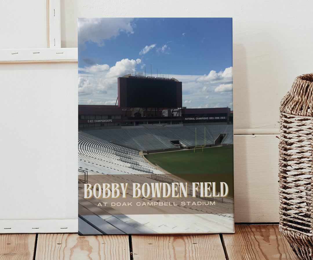 Doak Campbell Stadium Football Wall Art