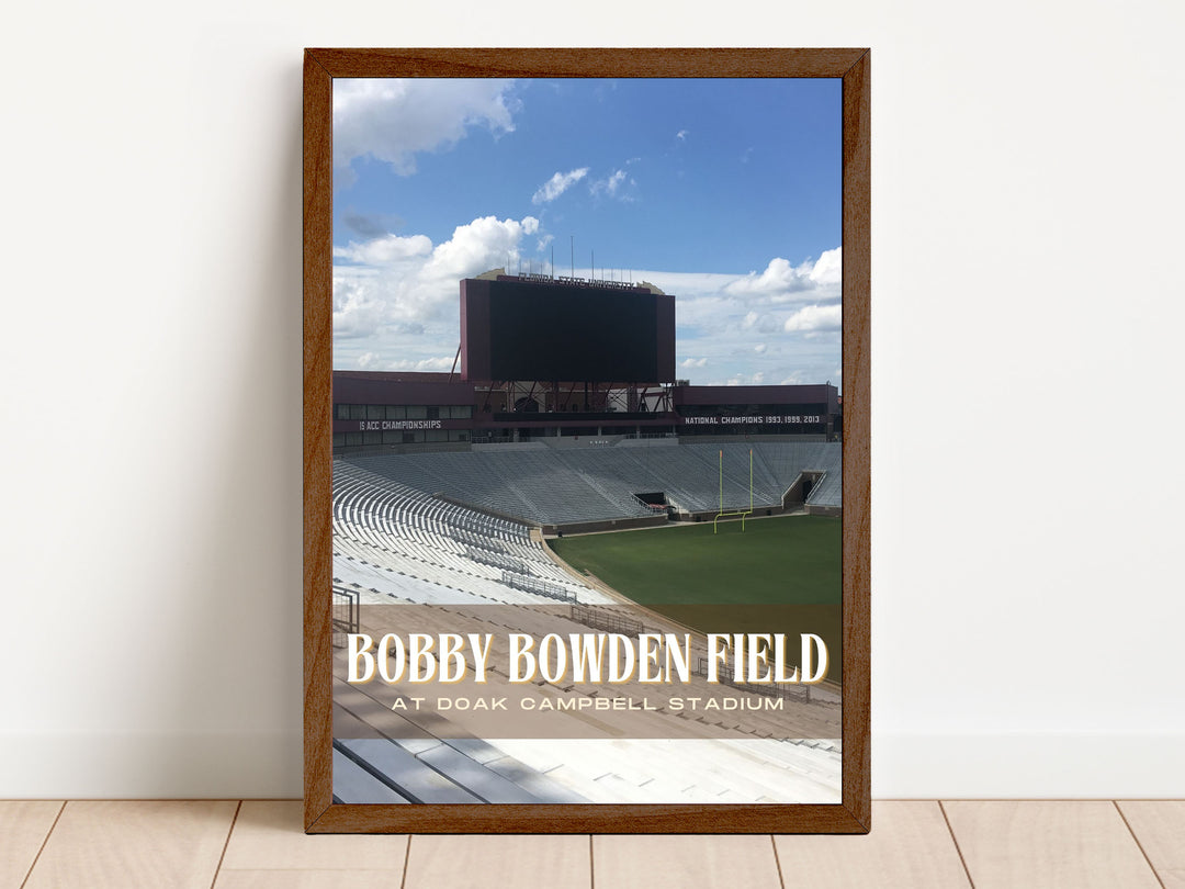 Doak Campbell Stadium Football Wall Art