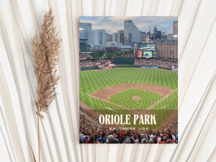 Oriole Park Stadium Baseball Wall Art