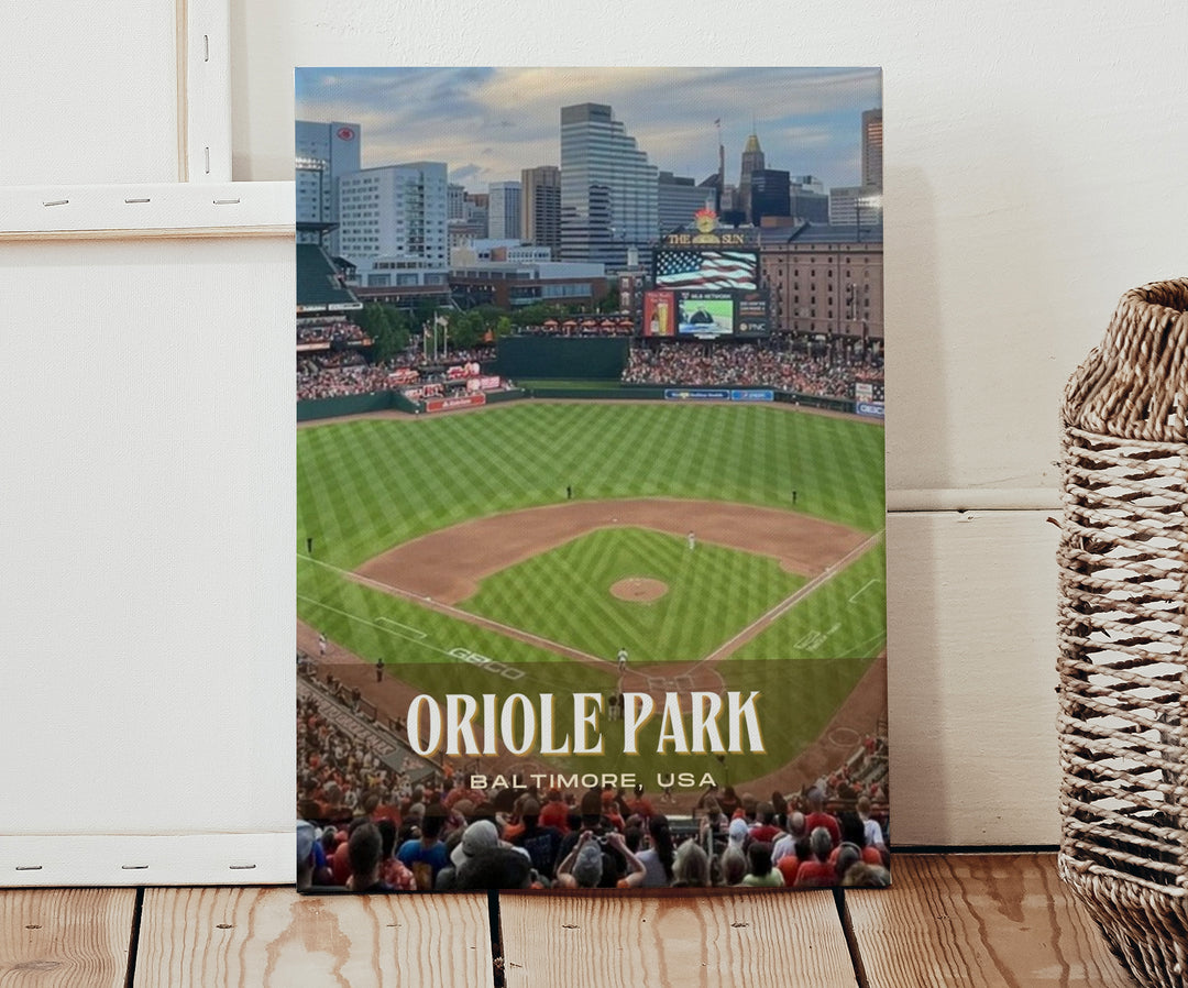 Oriole Park Stadium Baseball Wall Art