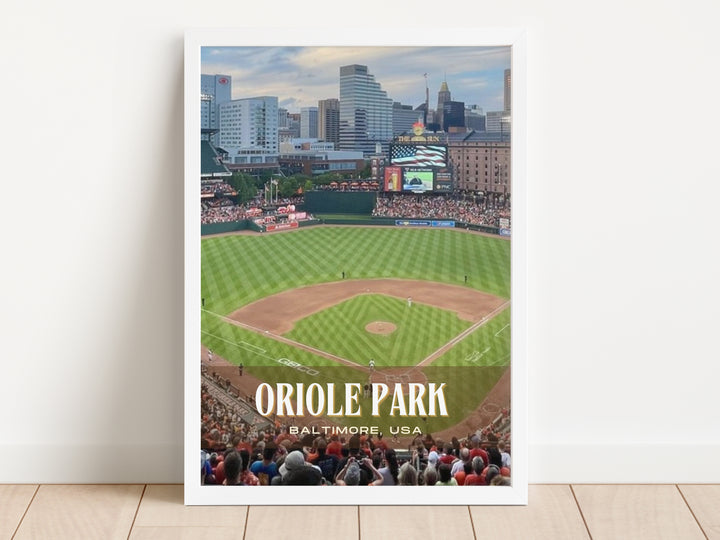 Oriole Park Stadium Baseball Wall Art