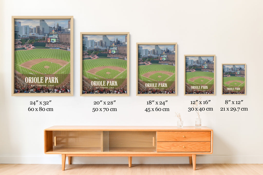 Oriole Park Stadium Baseball Wall Art