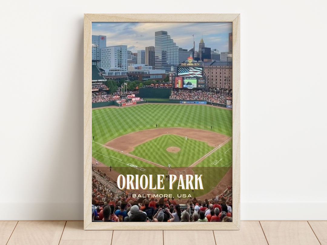 Oriole Park Stadium Baseball Wall Art