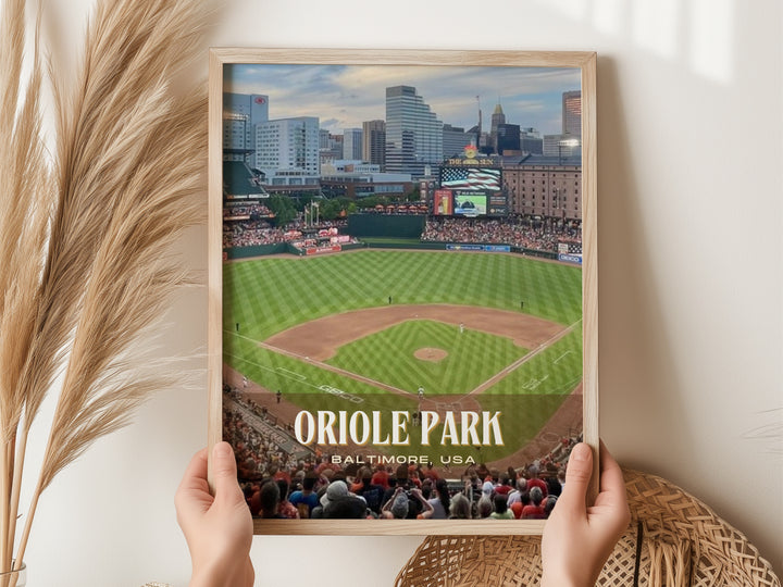 Oriole Park Stadium Baseball Wall Art