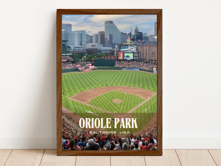 Oriole Park Stadium Baseball Wall Art