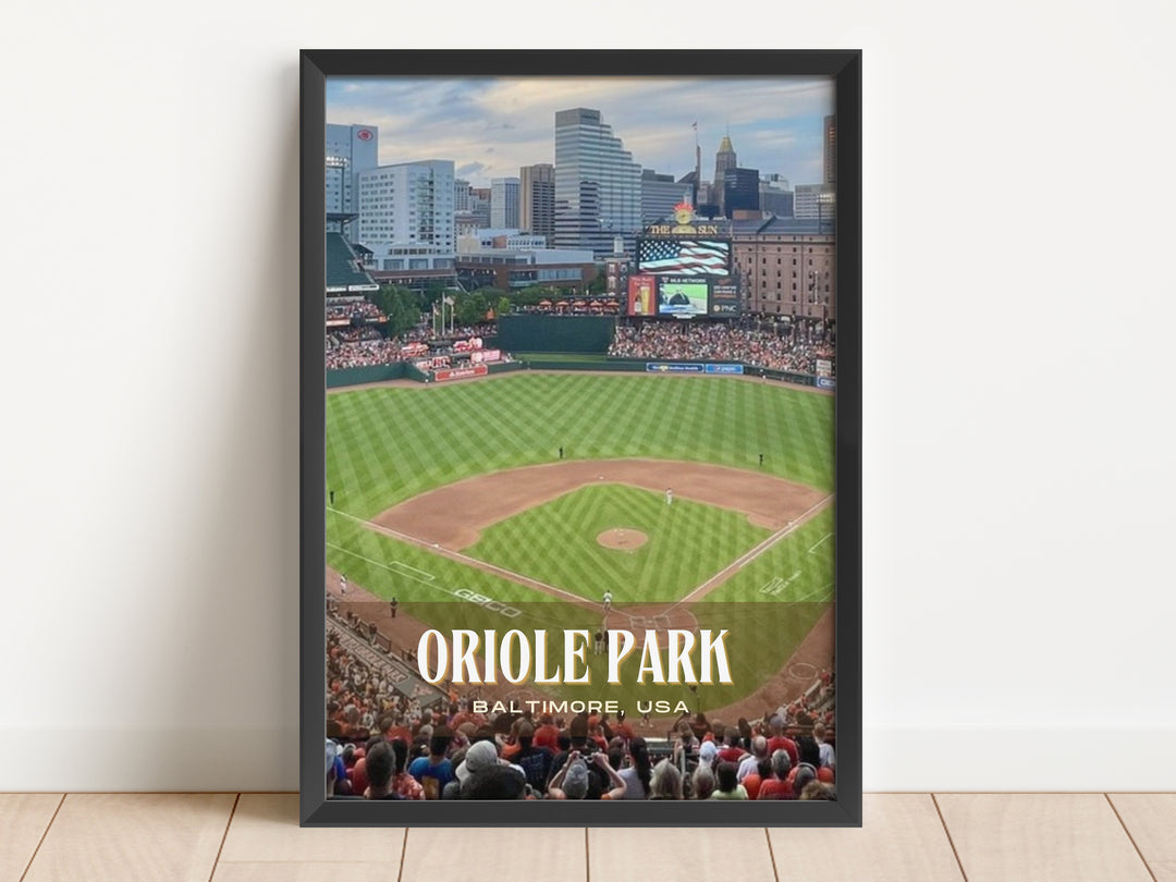 Oriole Park Stadium Baseball Wall Art