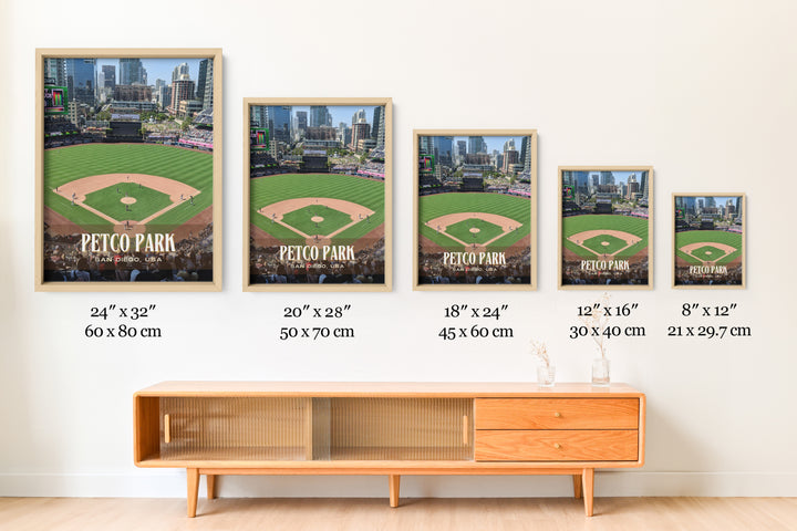 Petco Park Stadium Baseball Wall Art