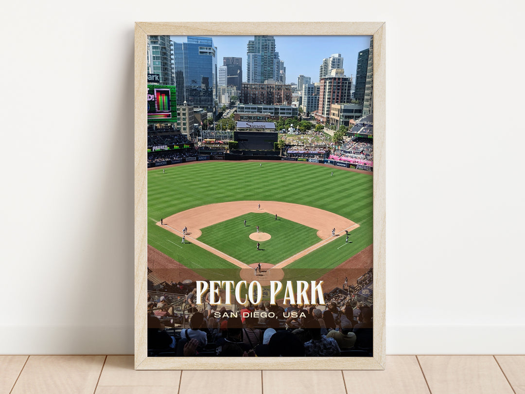 Petco Park Stadium Baseball Wall Art