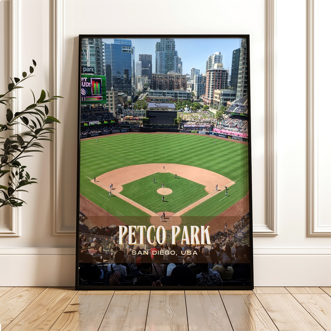 Petco Park Stadium Baseball Wall Art