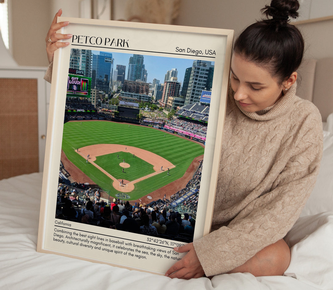 Petco Park Stadium Baseball Minimal Wall Art