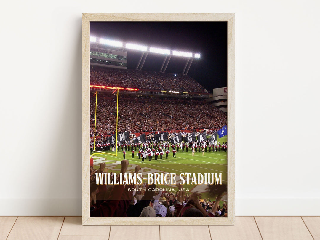 Williams-Brice Stadium Football Wall Art