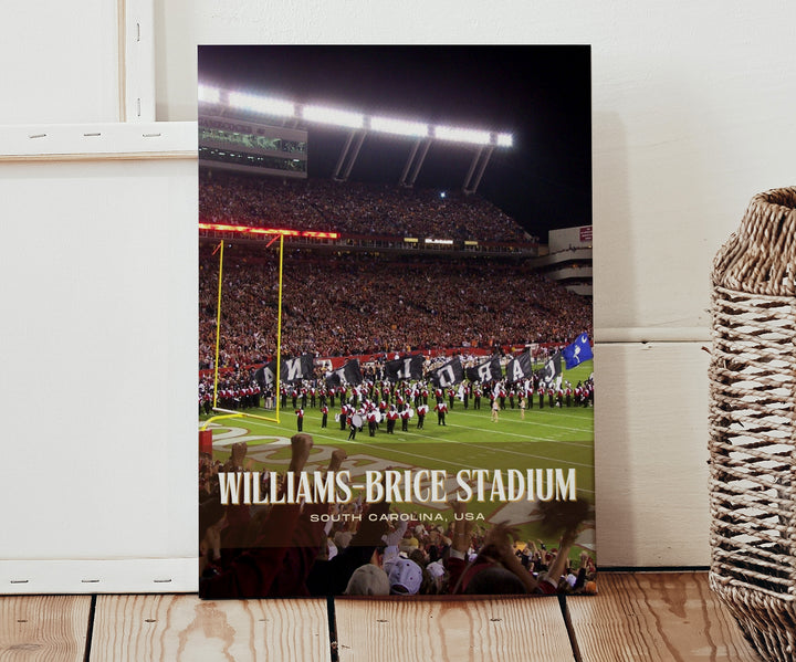 Williams-Brice Stadium Football Wall Art