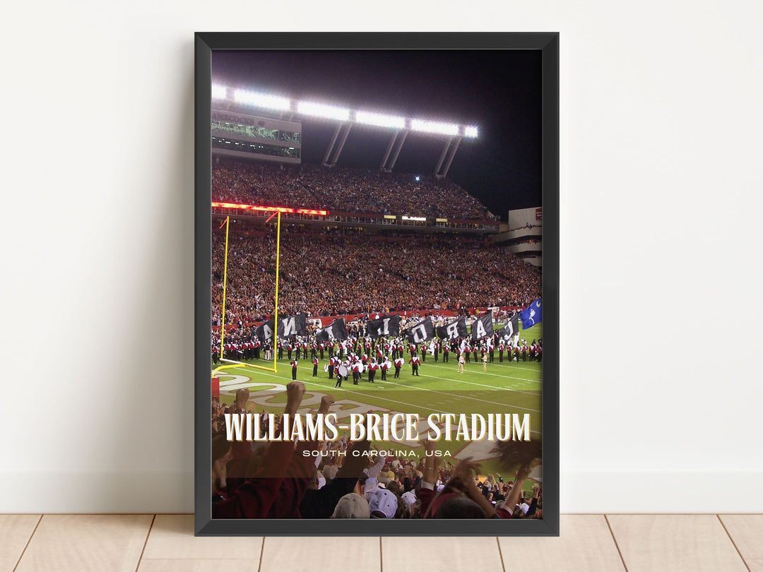 Williams-Brice Stadium Football Wall Art