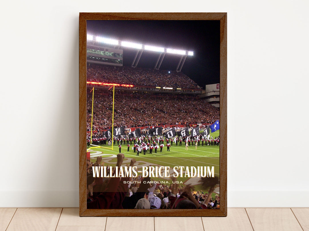 Williams-Brice Stadium Football Wall Art