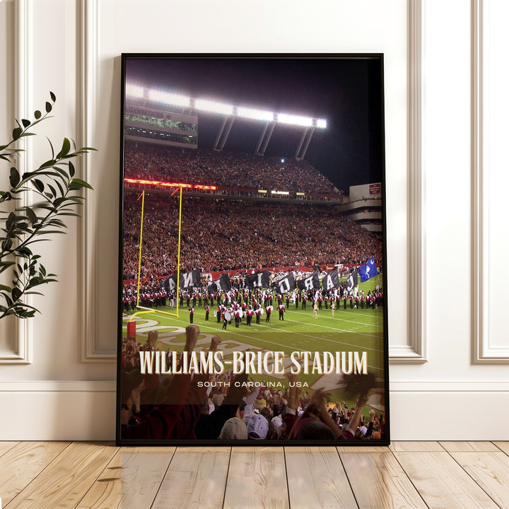 Williams-Brice Stadium Football Wall Art