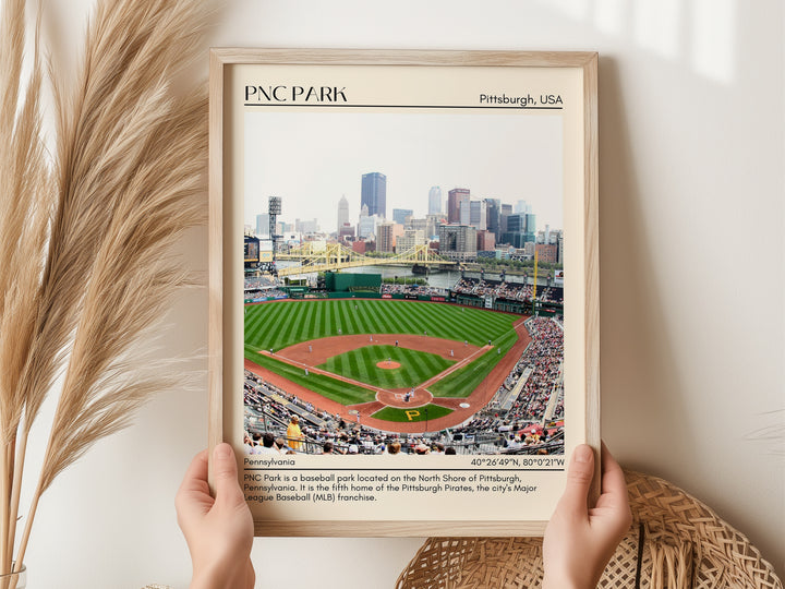 PNC Park Stadium Baseball Minimal Wall Art