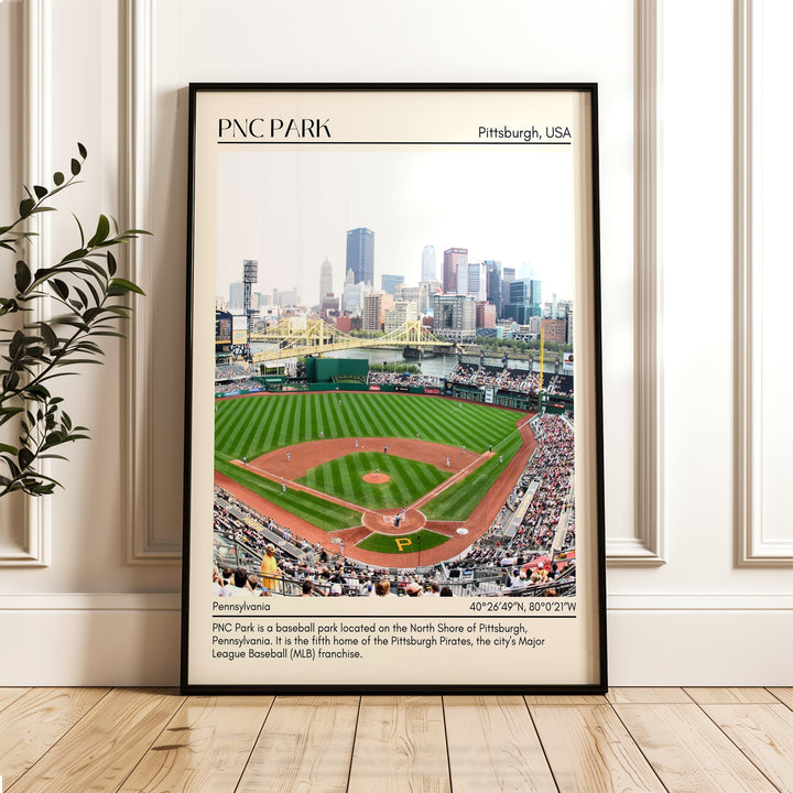 PNC Park Stadium Baseball Minimal Wall Art