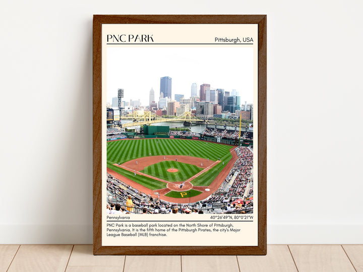 PNC Park Stadium Baseball Minimal Wall Art