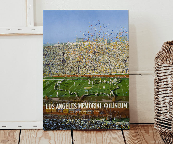 Los Angeles Memorial Coliseum Stadium Football Wall Art