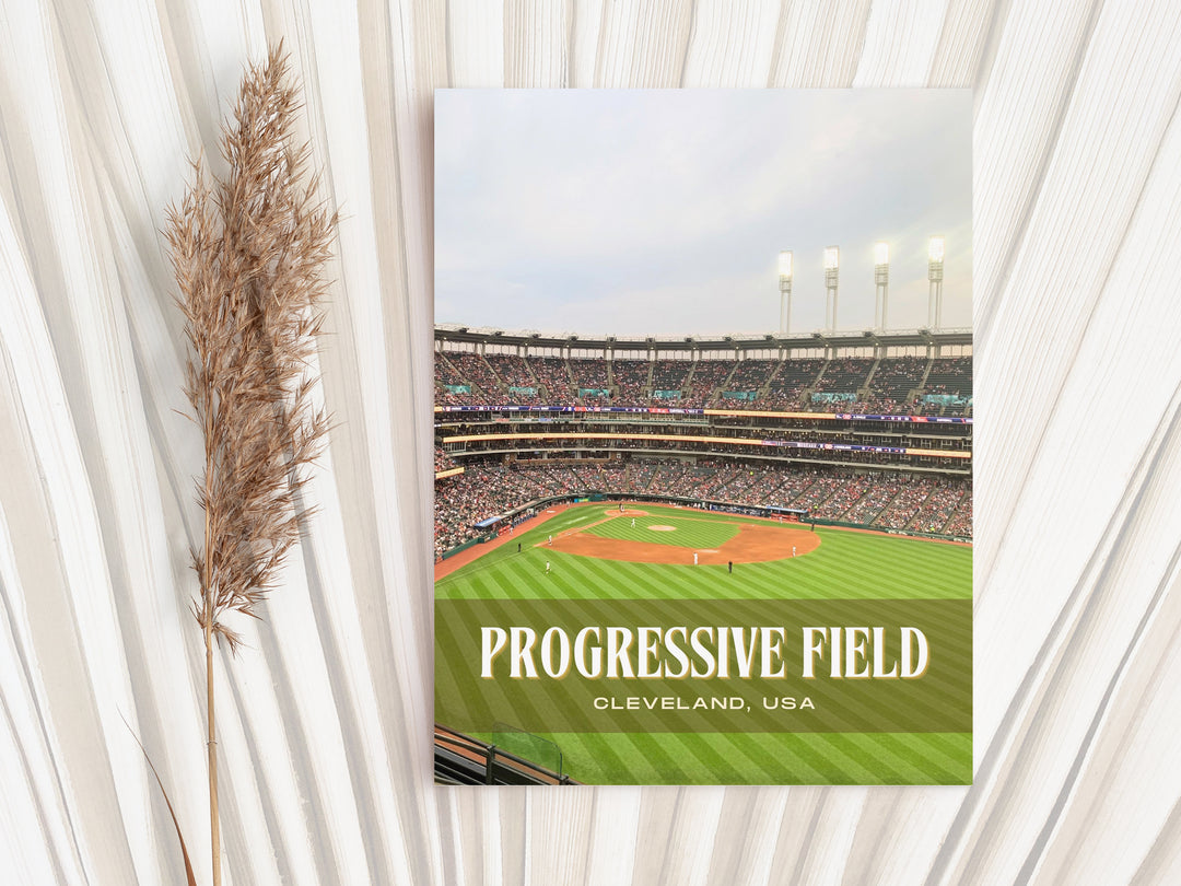 Progressive Field Stadium Baseball Wall Art