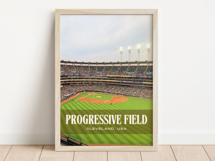 Progressive Field Stadium Baseball Wall Art