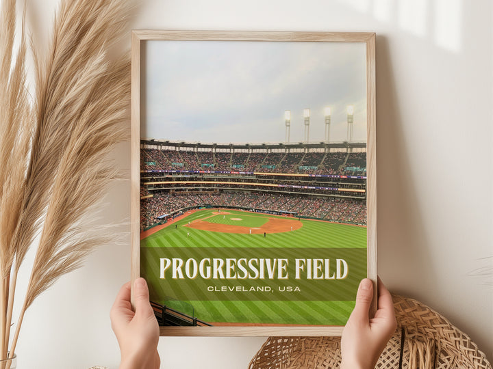 Progressive Field Stadium Baseball Wall Art