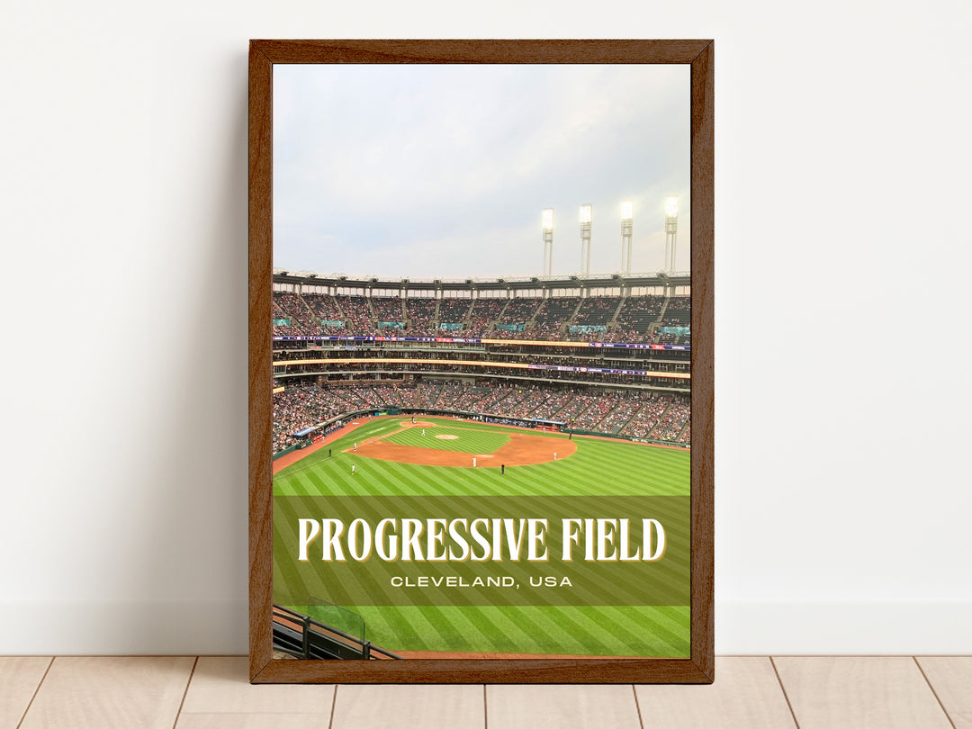 Progressive Field Stadium Baseball Wall Art