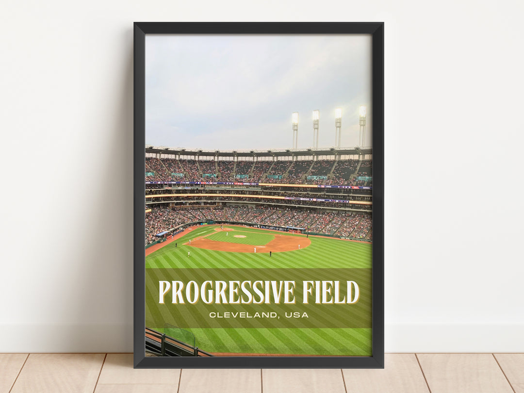 Progressive Field Stadium Baseball Wall Art