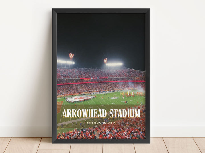 Arrowhead Stadium Football Wall Art