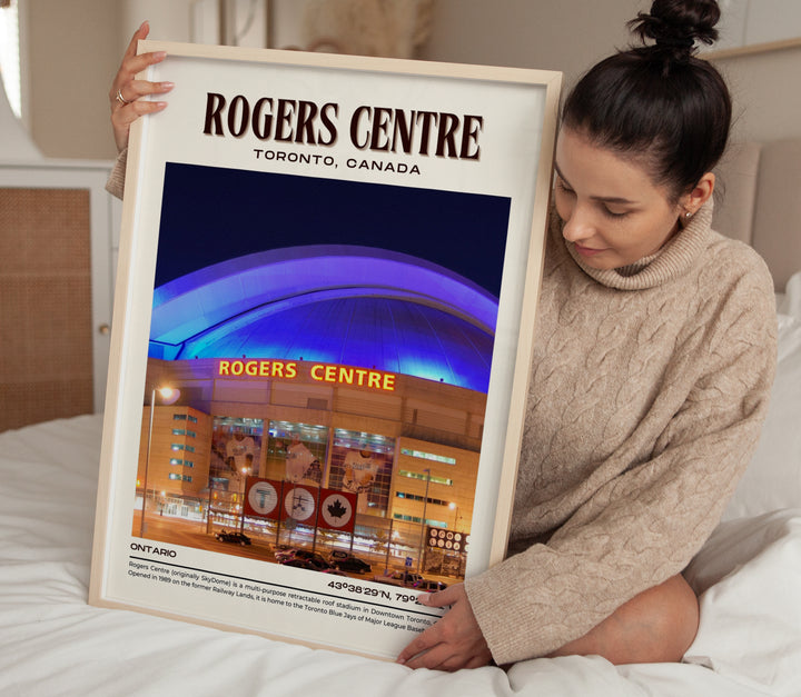 Rogers Centre Stadium Baseball Retro Wall Art