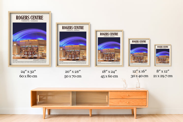 Rogers Centre Stadium Baseball Retro Wall Art