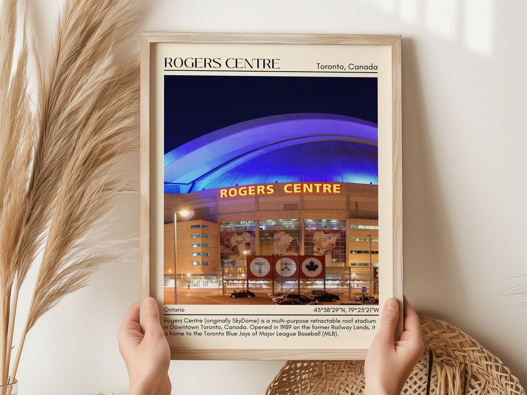 Rogers Centre Stadium Baseball Minimal Wall Art