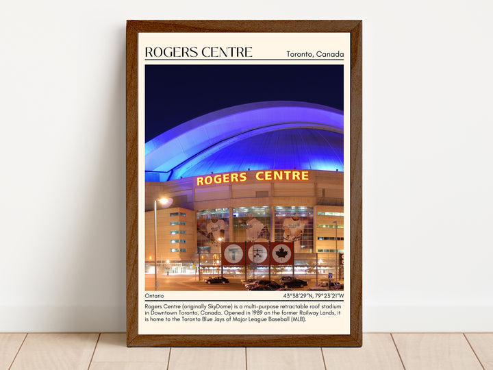 Rogers Centre Stadium Baseball Minimal Wall Art