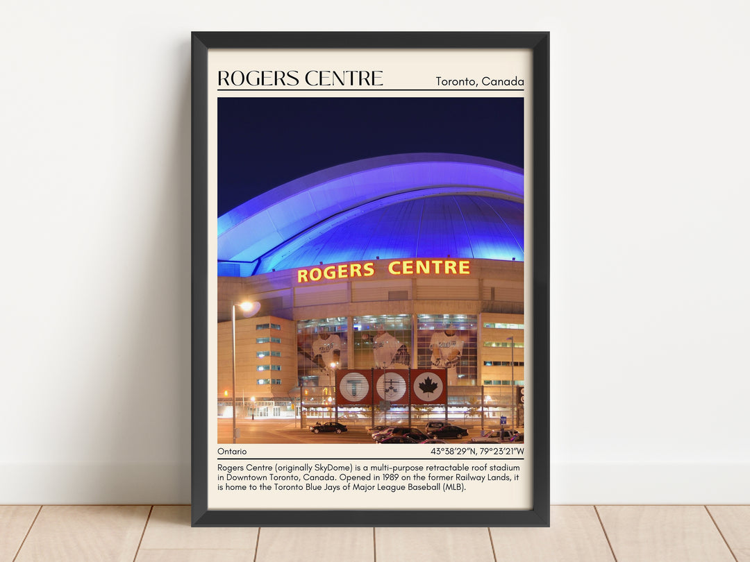 Rogers Centre Stadium Baseball Minimal Wall Art