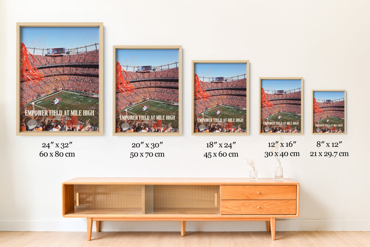 Empower Field at Mile High Stadium Football Wall Art