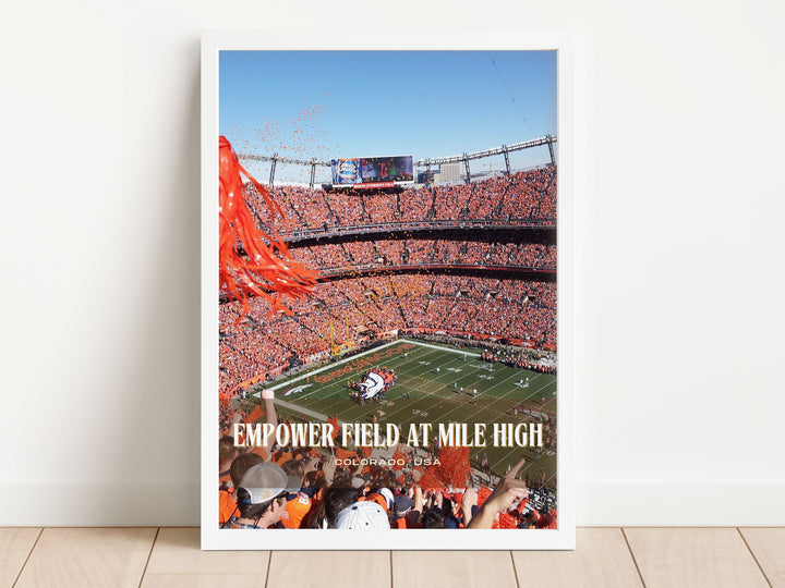 Empower Field at Mile High Stadium Football Wall Art