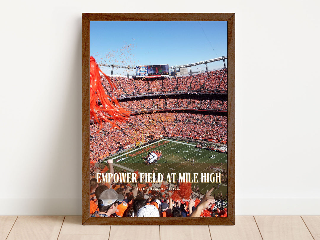 Empower Field at Mile High Stadium Football Wall Art